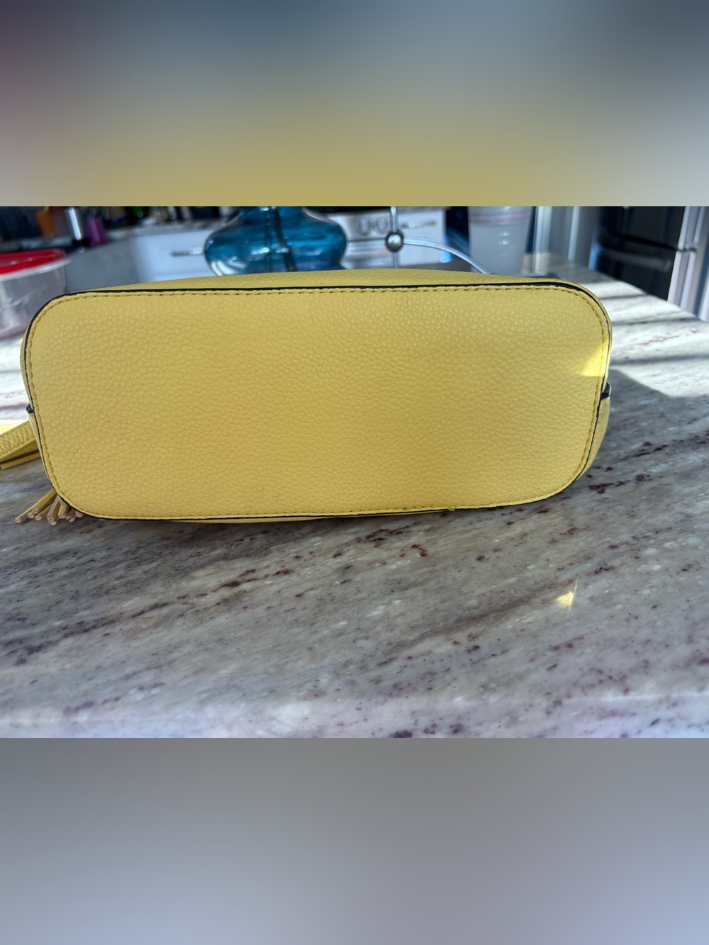 DASEIN | Yellow Crossbody Shoulder Bag With Built in Money Pouch - Picture 6 of 17